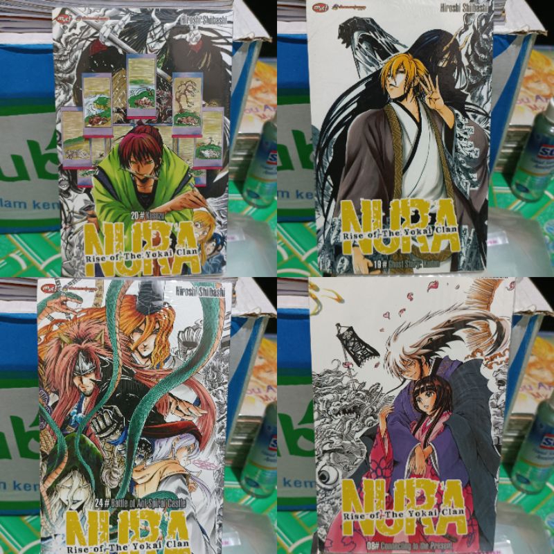komik nura 8,19,20,24 segel / komik nura vol 8,19,20,24 segel