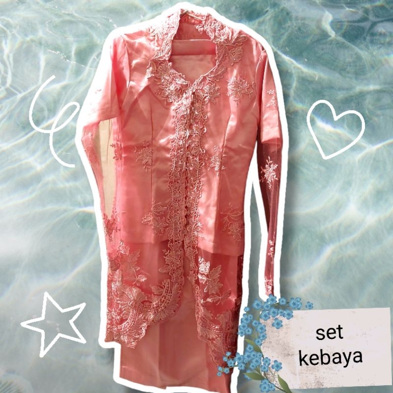 setelan baju brokat / baju pesta