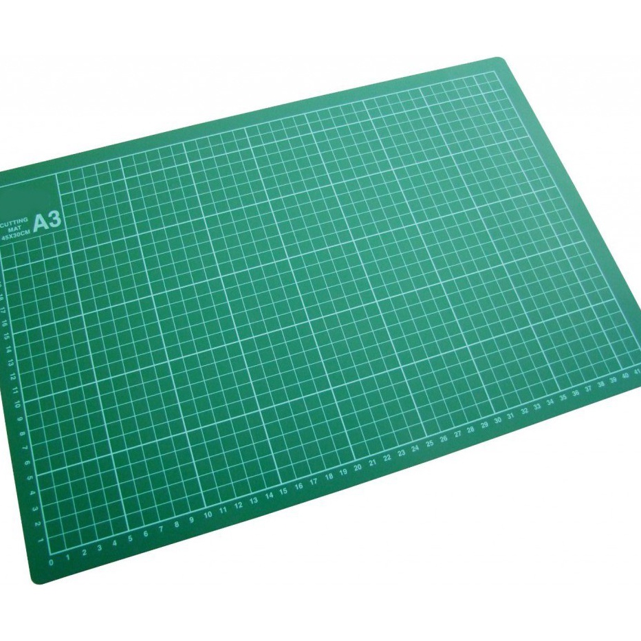 

Tearu COMBO A3 Hijau k PVC Cutting Mat Cutting Pad Alas Potong A3 PEN CUTTER