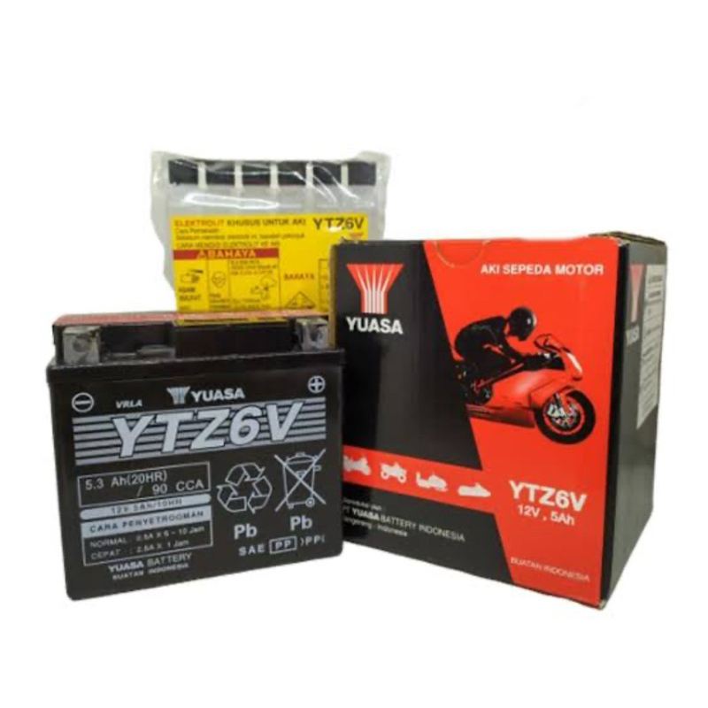 AKI ACCU YTZ6V VARIO 125 VARIO 150 YUASA