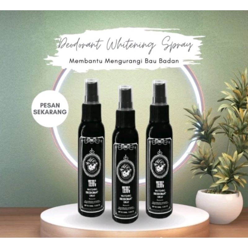 3 SPRAY Thug Deodorant Whitening Spray Menghilangkan Bau Badan/Ketiak