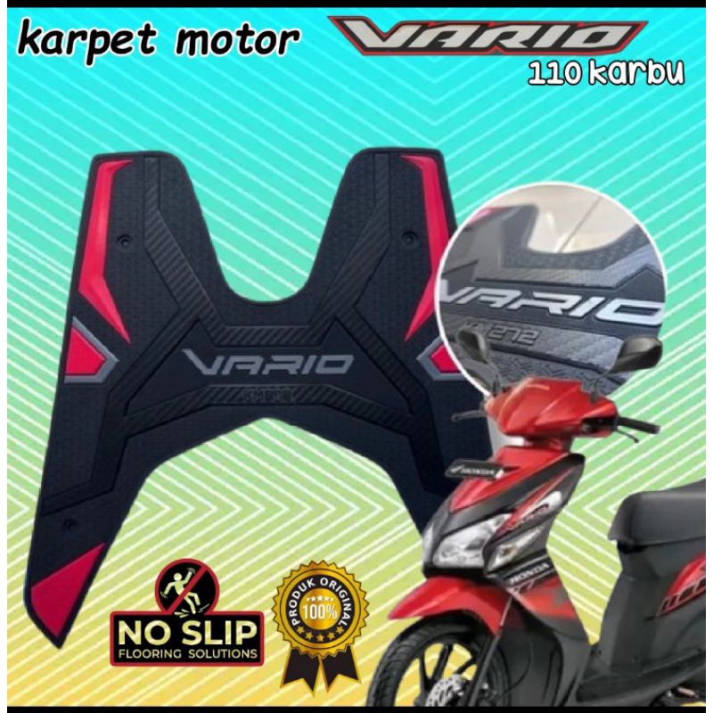 karpet vario 110 karbu karpet motor vario 110 karbu alas pijakan kaki vario 110 karbu