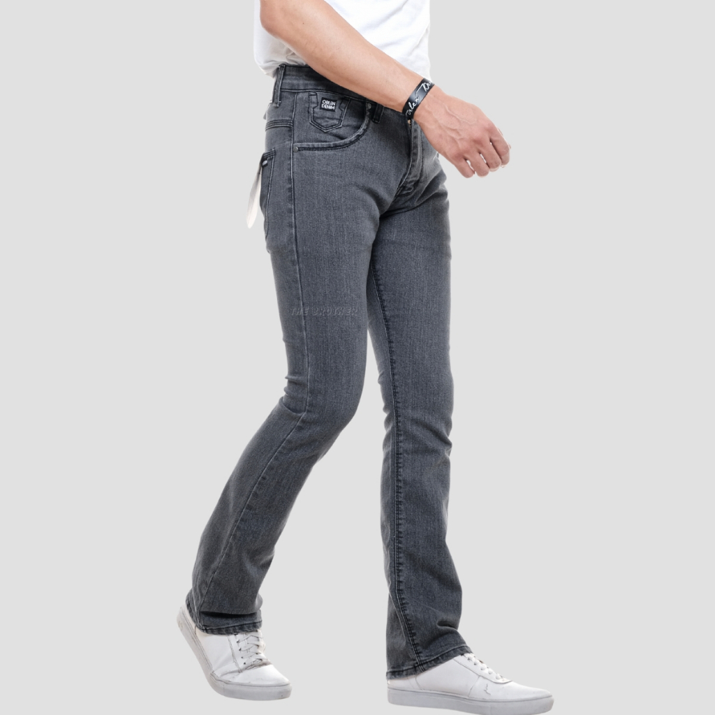 Celana Cutbray Pria Jeans Bootcut Semi Cutbray Bahan Denim Strech Melar Original Lepis Cutbray Cowok