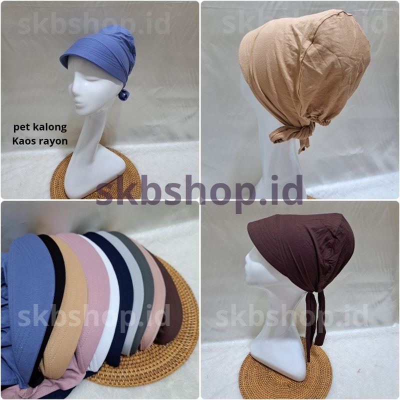 PET KALONG,CIPUT KALONG PET JAHIT,INNER HIJAB MUSLIM,CIPUT PET KALONG