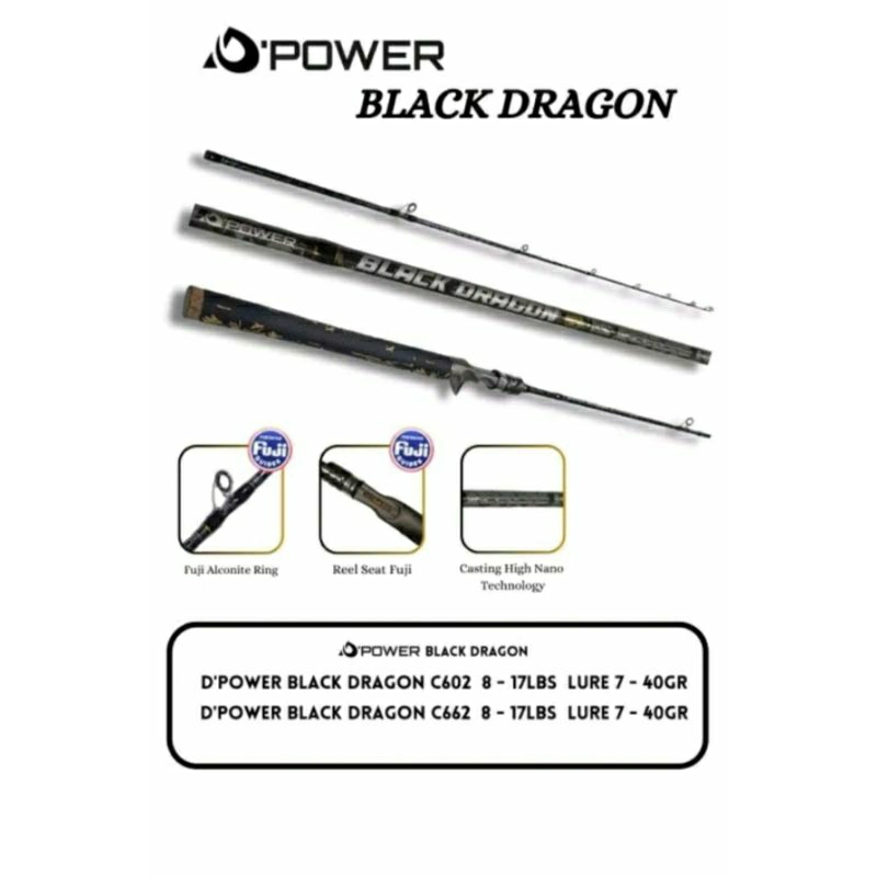joran BC D power Black Dragon full Fuji