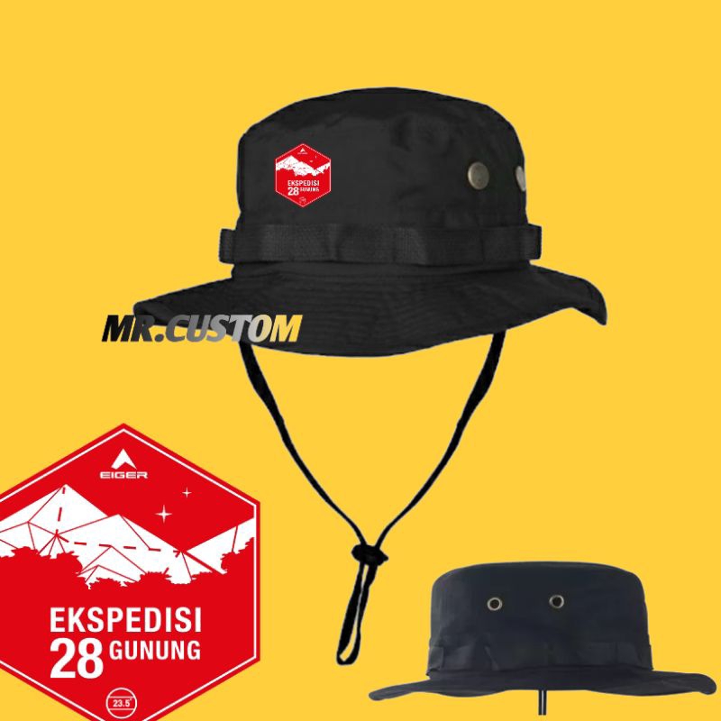 Topi Ekspedisi 28 Gunung - Topi Hiking - Topi Camping Pria Wanita Dewasa