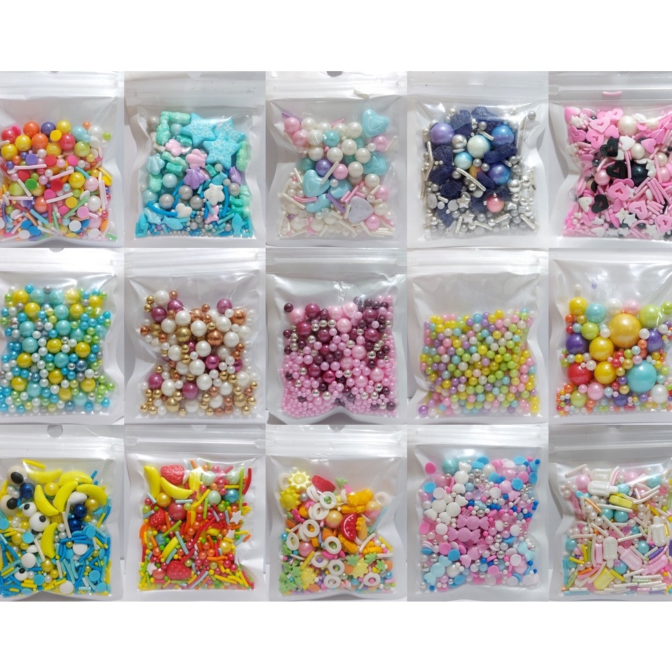 

Banting Harga Sprinkle Spikel Trimit Aneka Bentuk Warna 2gr Topping Cake Hiasan Kue Pearl 2 QMY