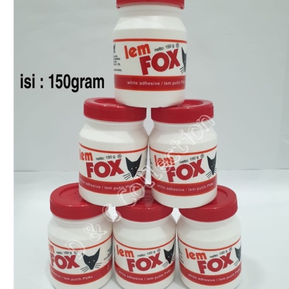 

Super LEM FOX PUTIH PVAC 15 GRAM LEM KAYU PUTIH