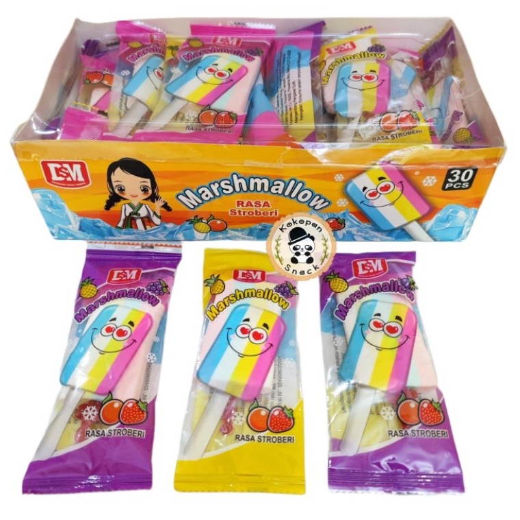 

CODEBARANG347DST DSM MARSHMALLOW ICE CREAM BOX ISI 3 3