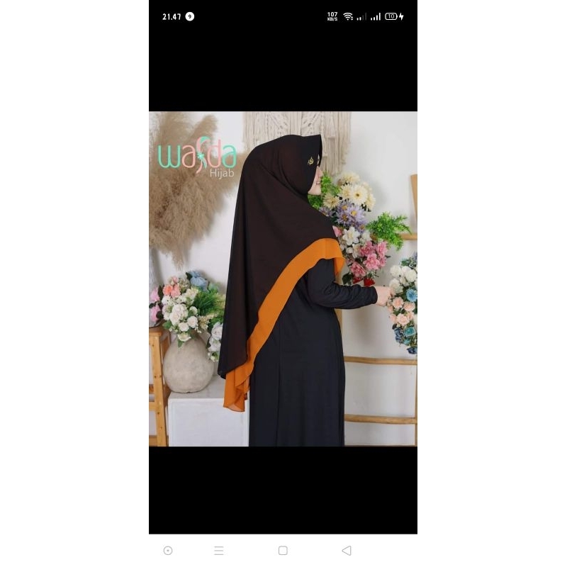 hijab ceruty by wafda hijab