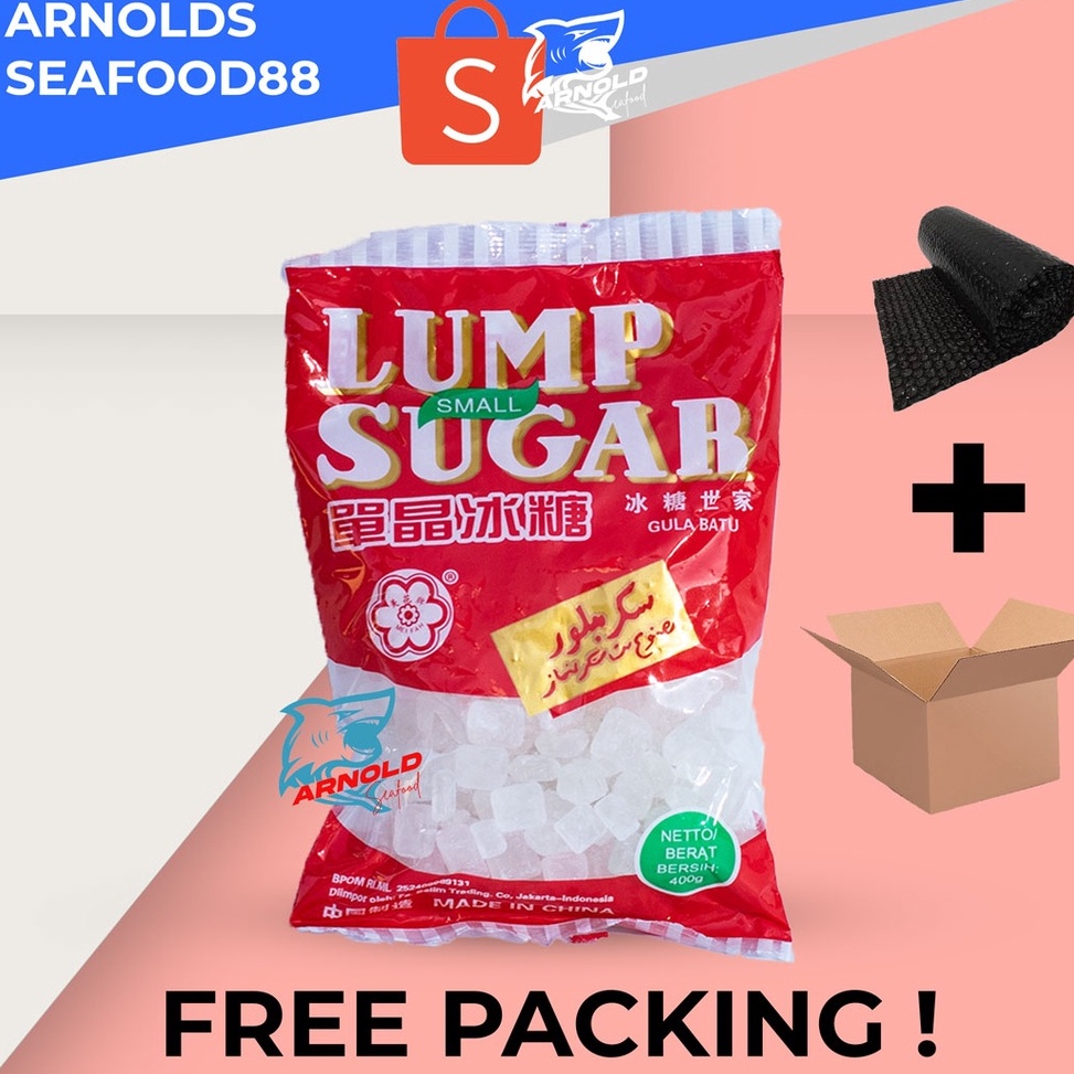 

BFT64 gula batu 4g lump sugar 4g premium quality packing MHF