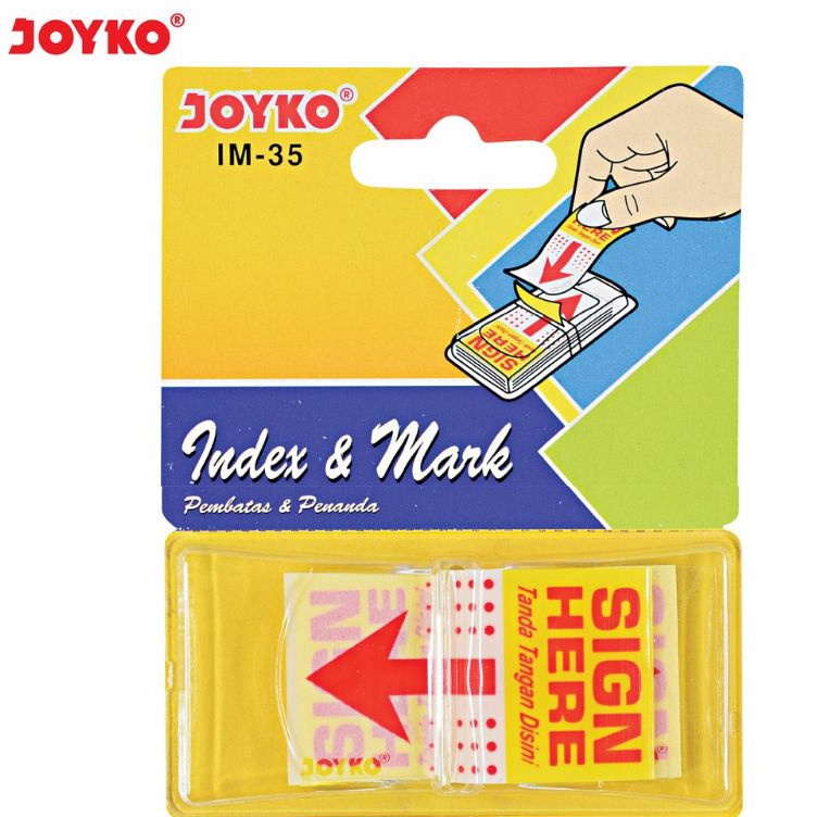 

Laris Index Mark Pembatas Penanda Joyko Im35 Sn Here