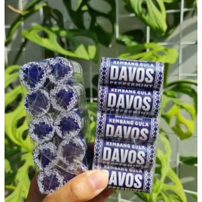 

PROMOH2BS Permen Davos roll Permen jadul peppermint 1Pack Isi 1 Roll LII