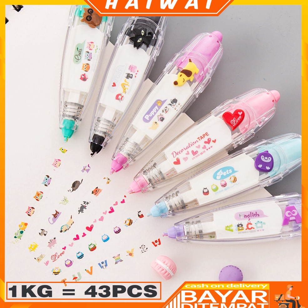 

lkav 46 HaiWai COD Correction Tape Decoration Bentuk Buah Lucu untuk Perlengkapan Sekolah Decorative Tape Tape Scrapbook Tape Sticker STY16 27