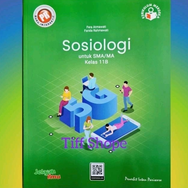 Buku lks pr Sosiologi kelas XI, 11 semester 2 Kurikulum Merdeka tahun 2024 Intan Pariwara