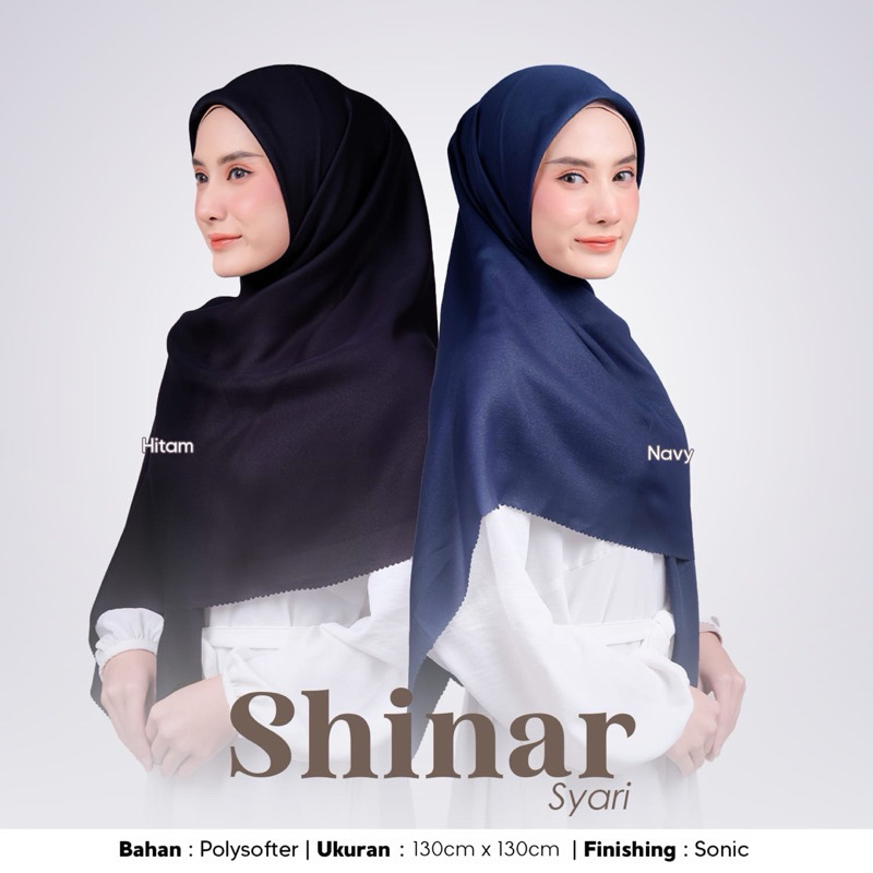 Kerudung Segiempat Shinar Syar’i | SEGI EMPAT JUMBO