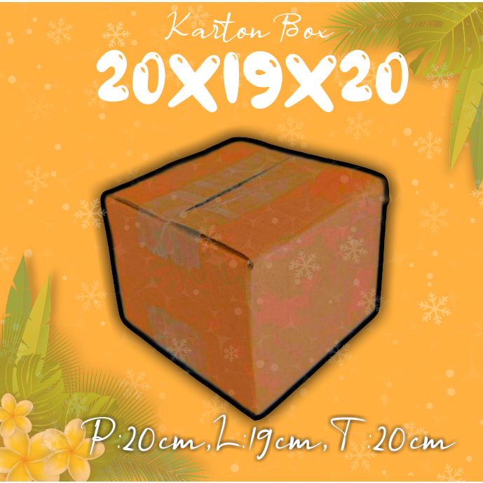 

KARTONBOX 20X19X20 (KARDUS PACKING/KARDUS MINI/KARDUS MURAH)