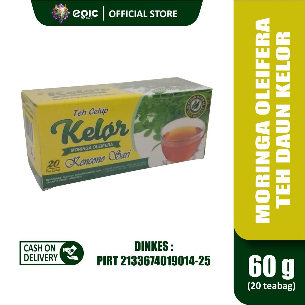 

teh celup daun kelor 20 tea bag