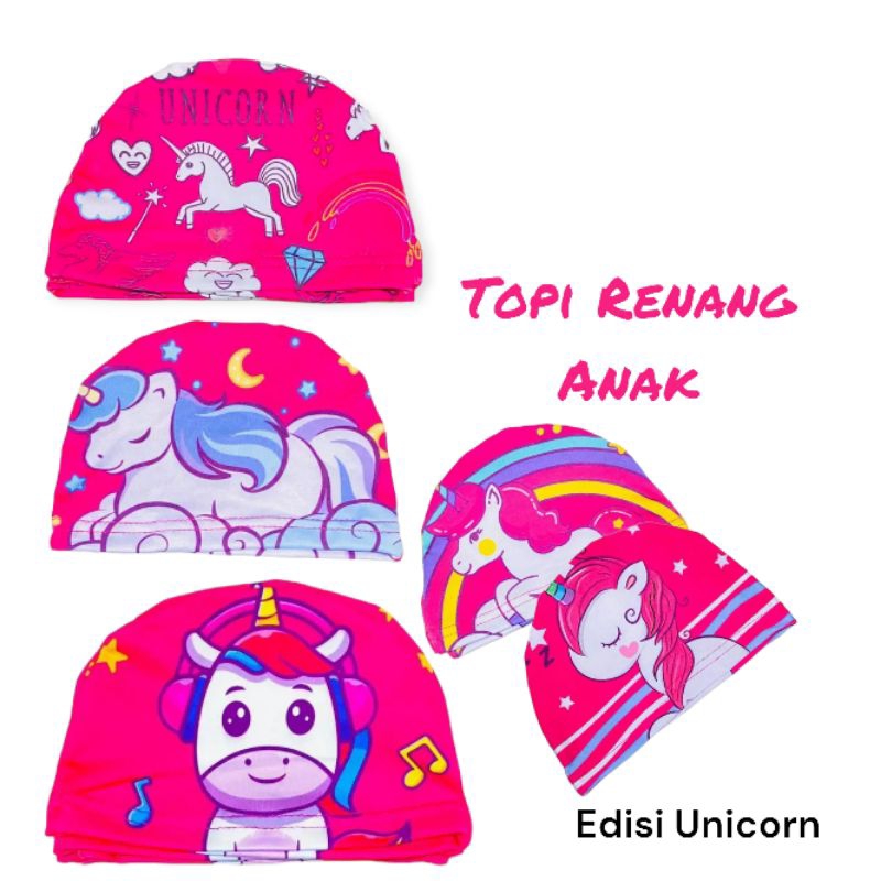 Topi Renang Anak Perempuan Karakter