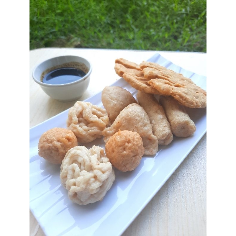 

Pempek campur isi 10pcs