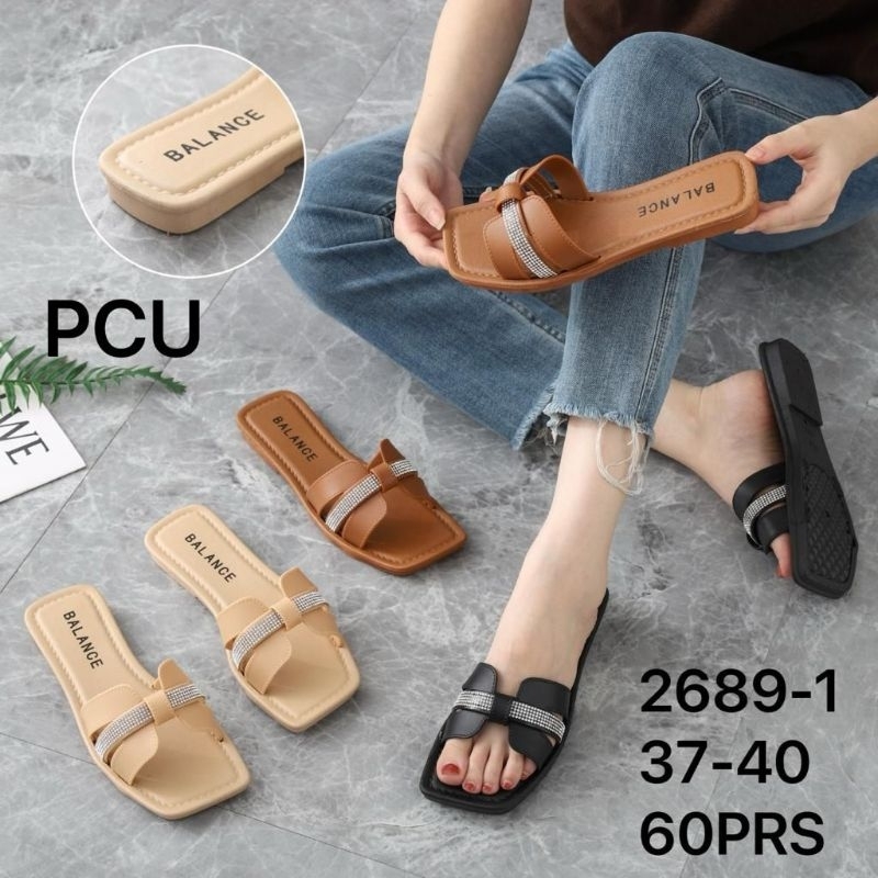 Sandal Jelly Balance 2689 Sandal Slop H Pita Mutiara Terbaru