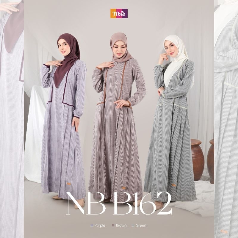 NIBRAS Gamis NB B162 Terbaru