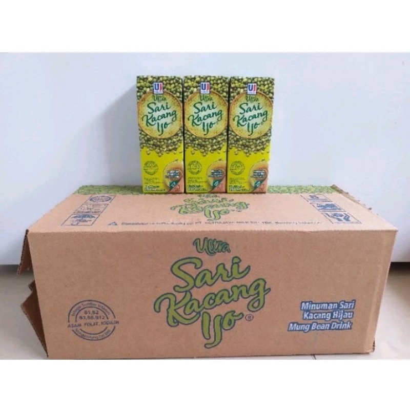 

Sari Kacang Hijau 1 Dus 250ml (Isi 24 pcs)