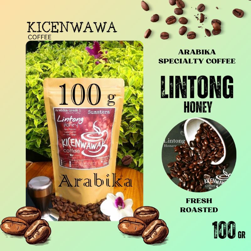 

Kopi Lintong Honey 100gr / Specialty Coffe / Biji Kopi Premium