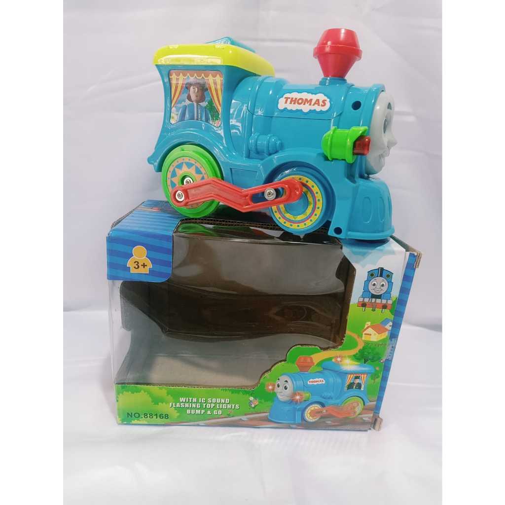 mainan edukasi anak Mainan kereta apai Thommass mainan kereta api bump n go kereta api berjalan