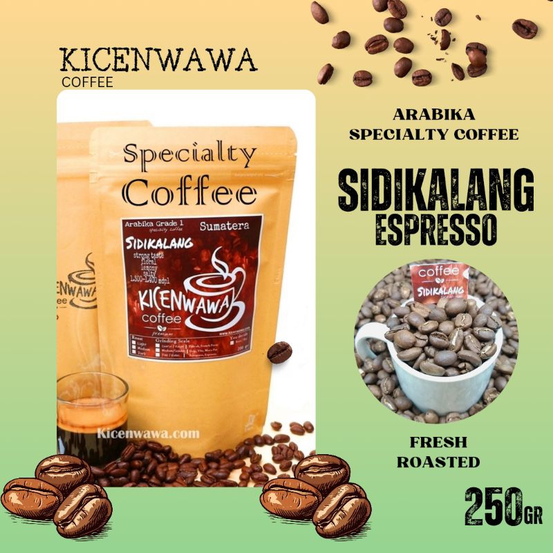 

Kopi Sidikalang Espresso 250gr / Specialty Coffee / Biji Kopi Premium