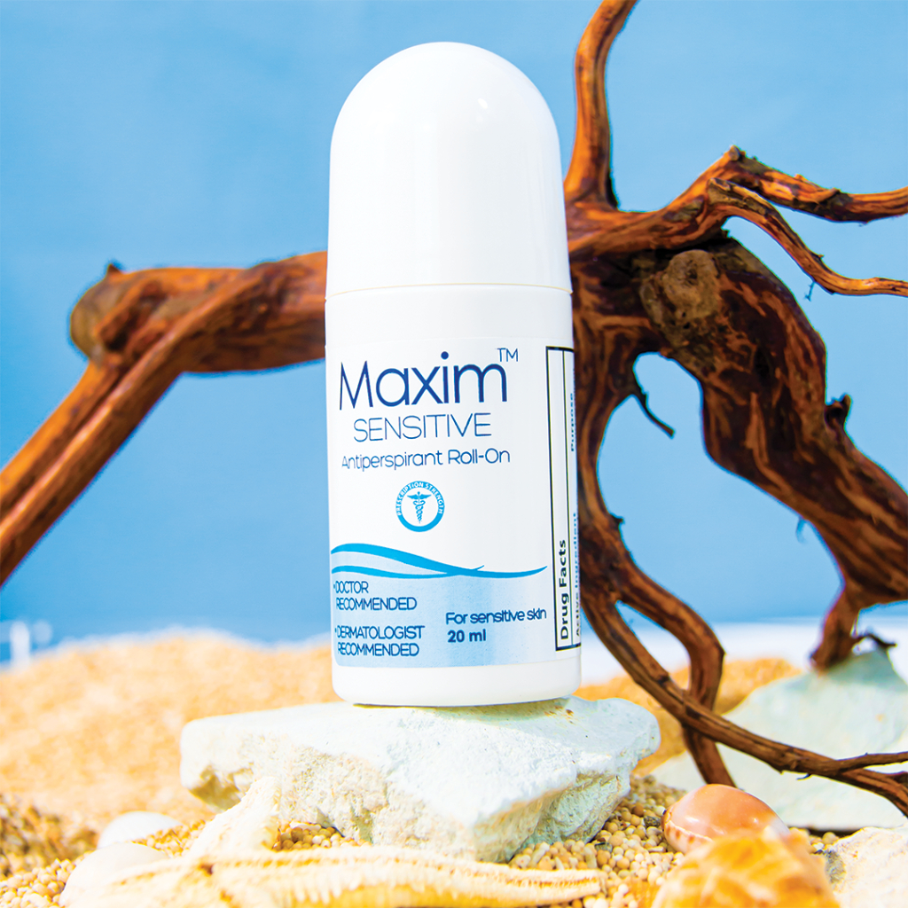 Maxim Antiperspirant 10.8% for Sensitive Skin isi 20ml - Solusi Keringat Berlebih di Ketiak (Bundling 3pcs)