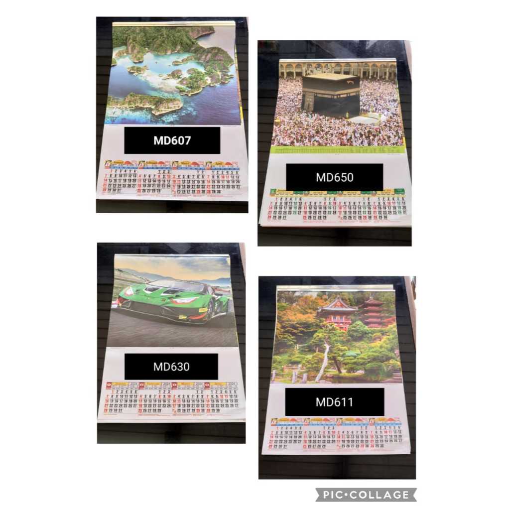 

Kalender dinding MD catur wulan 4 bulanan 2024