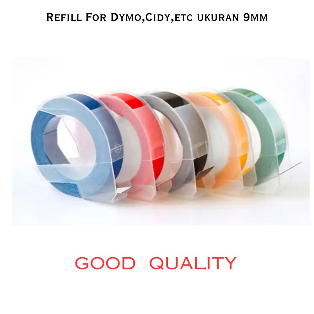 

Refill pita dymo no brand for dymo 1610 mesin label maker tipe emboss