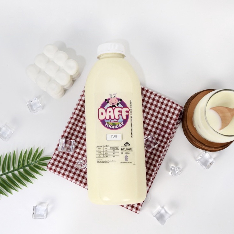 

Promo Terpopuler BPOM YOGHURT PLAIN 1 LITER HOMEMADE BY DAFF YOGHURT YOGURT KENTAL Promo Murah