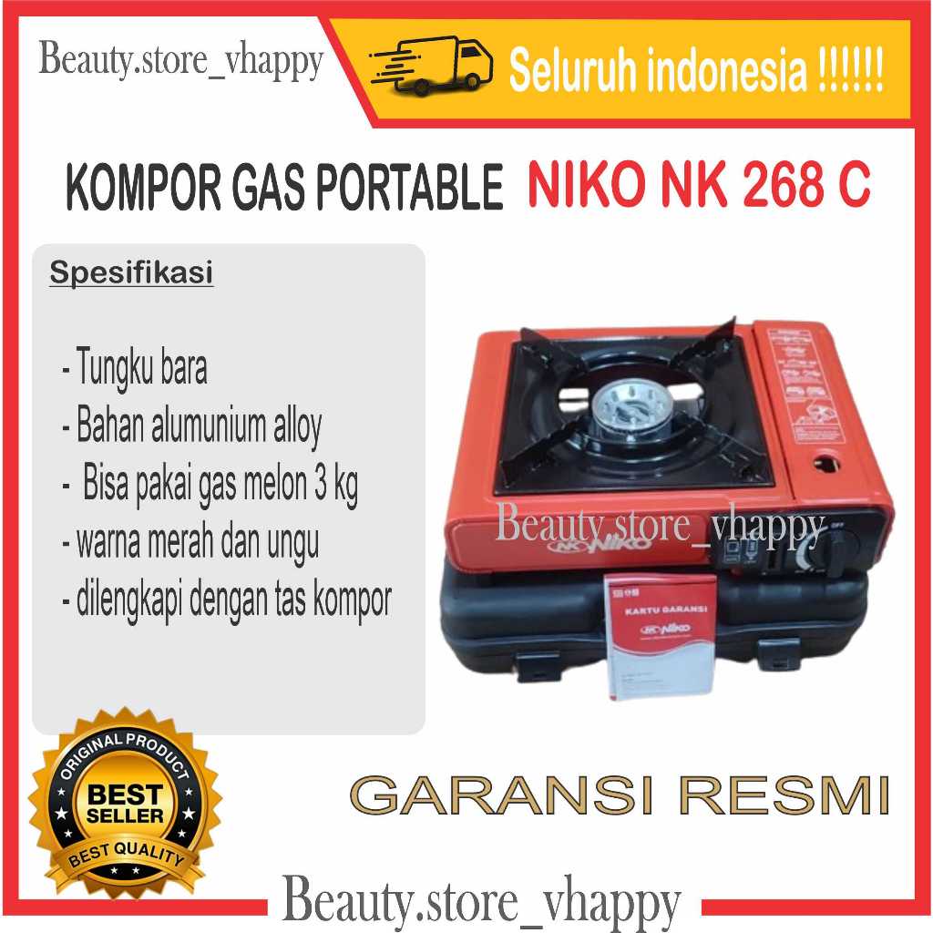 KOMPOR PORTABLE NIKO NK 268 C