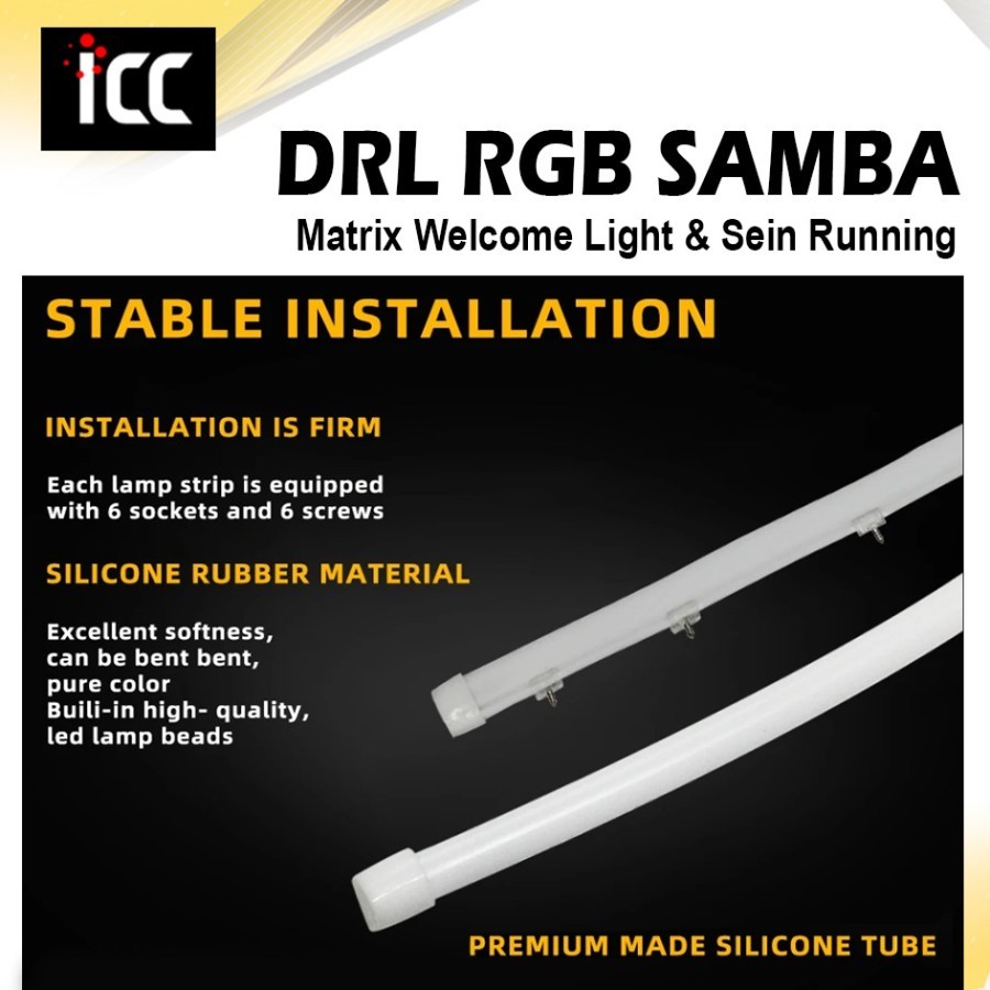 RGB SAMBA DRL FLEXSIBLE MATRIX 30CM