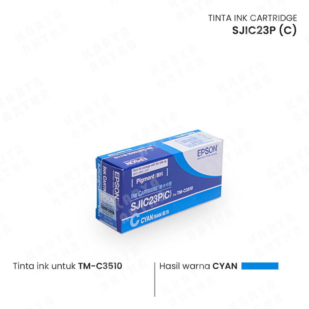 Ink Cartridge Epson Cyan SJIC23P(C)