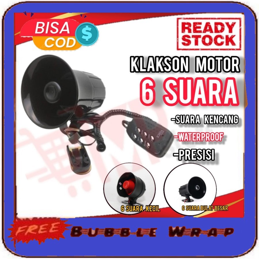 Klakson Polisi 6 suara sirine patwal touring turing PATROLI - AMBULAN