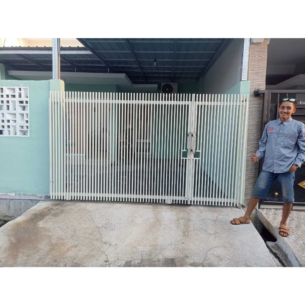 Pagar minimalis rong 5cm murah / pagar besi minimalis sidoarjo surabaya