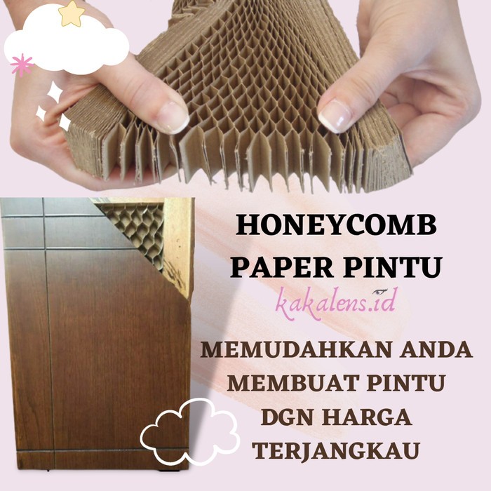 Honeycomb Paper Coat Honey Comb Core Door Pintu Kusen Honey Comb Pintu