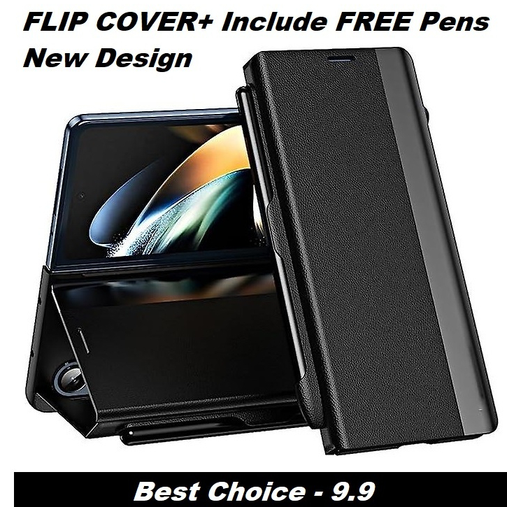 FLIP COVER - BONUS PENS ORIGINAL SAMSUNG ZFOLD 6 5 ZFOLD 4 Smartphone Caver FLIP Case Armor Kain Kat