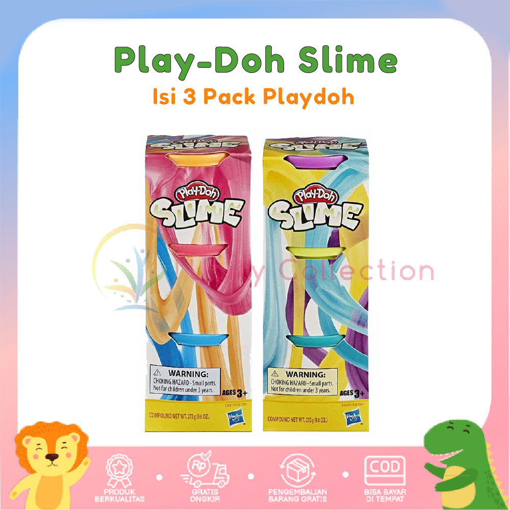 PlayDoh Slime Isi 3 Pack Playdoh