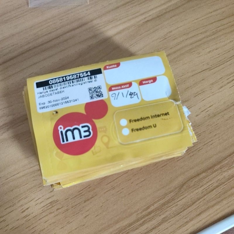 Perdana Indosat Bekas