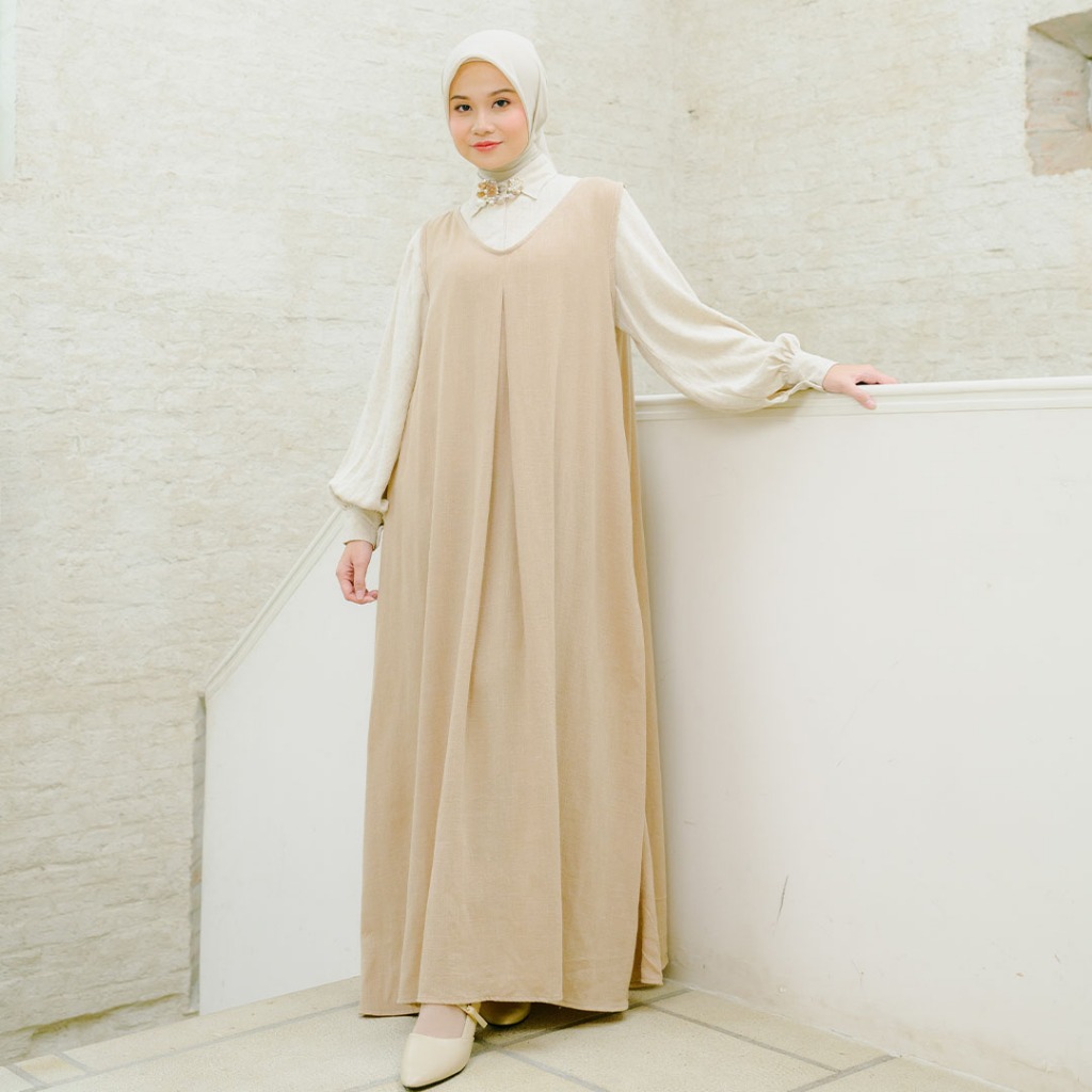 Lozy Hijab - Hagia Overall (Dress Overall Linen Premium)