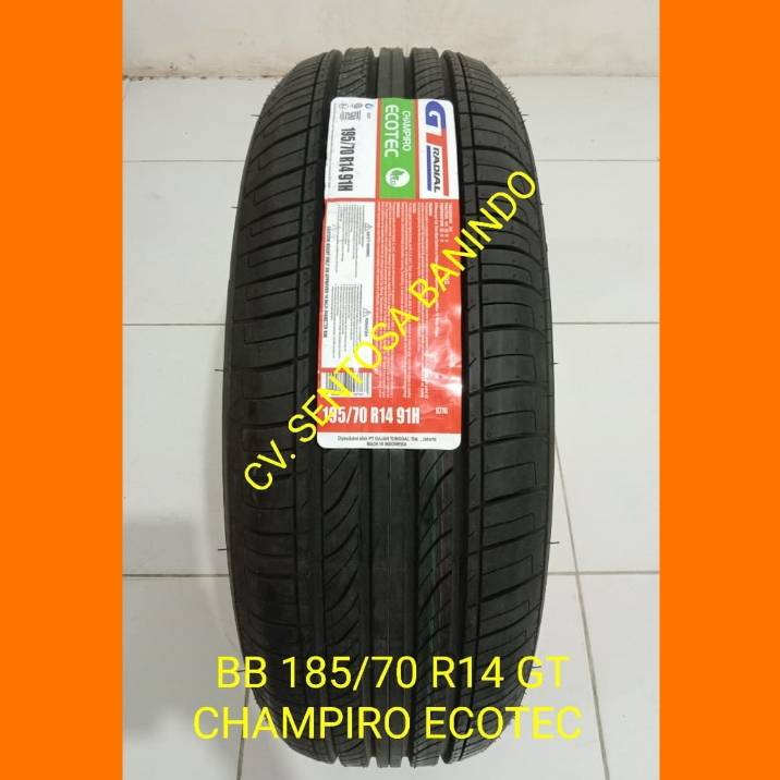 BAN BARU 185/70 R14 GT CHAMPIRO ECOTEC