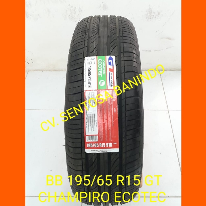 BAN BARU 195/65 R15 GT CHAMPIRO ECOTEC