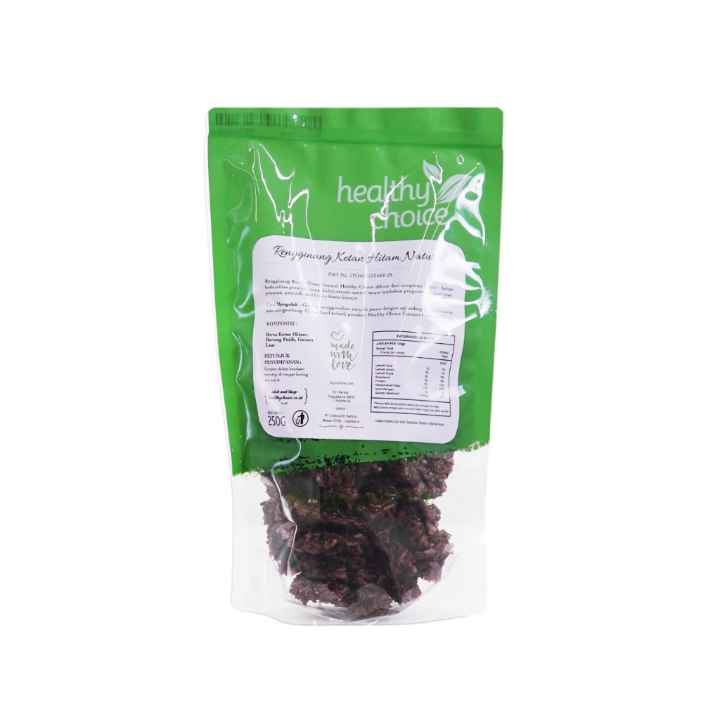 

Healthy Choice Rengginang Ketan Hitam Natural 250gr