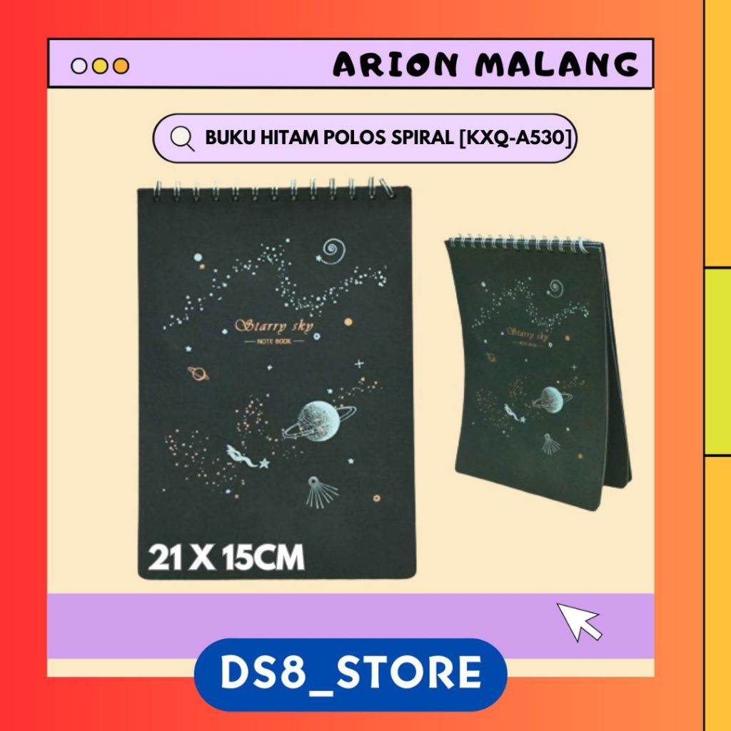 

Buku Hitam Memo Spiral XQA-A530
