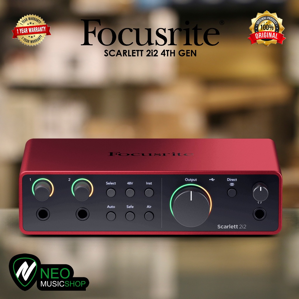 focusrite scarlett 2i2 Gen4 4Th soundcard