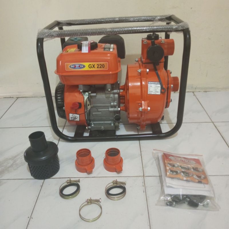 Pompa Alkon pemadam dauble impeler gx 220